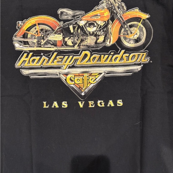Harley-Davidson Cafe Long Sleeve T-Shirt-Las Vegas - Picture 2 of 2